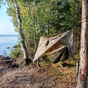 Recreation Outdoor Mosquito net Camping Hanging Bed Swing Double Chair Army Green 1-2 People with 3 Meters Belt Gifts for Hikers