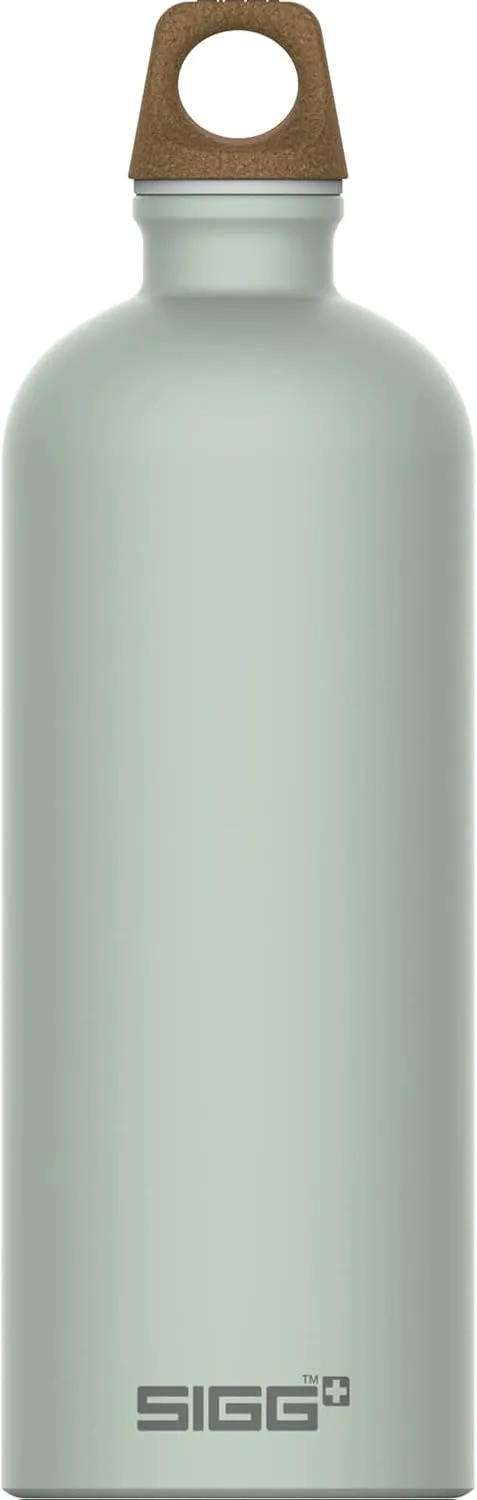 Recycled Metal Water Bottle - Traveller MyPlanet - Made in Switzerland - Carbonated Drinks - Lightweight 20, 34Oz