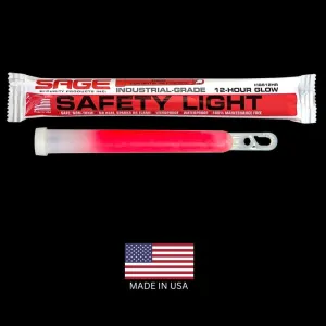 Red Emergency Safety Glow Sticks -100 Pack