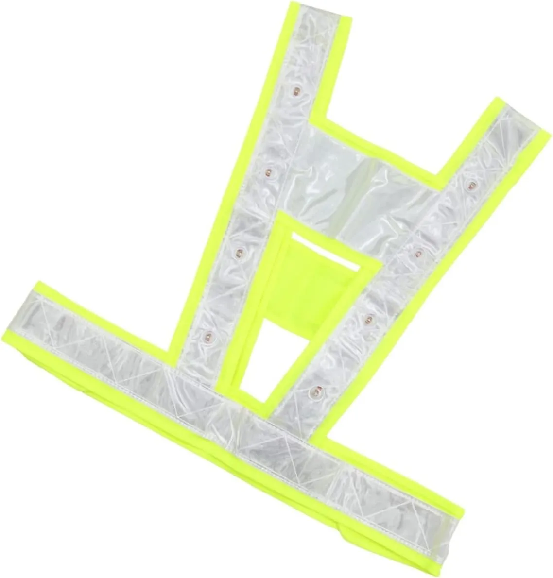 Reflective Vests Armbands Visibility Pet Adjustable Jackets Outdoors Belt Safety Night Running Gear Reflective Running Gear Luminous Reflective Vest Strap Polyester Yellow/656