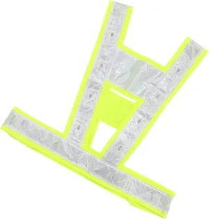 Reflective Vests Armbands Visibility Pet Adjustable Jackets Outdoors Belt Safety Night Running Gear Reflective Running Gear Luminous Reflective Vest Strap Polyester Yellow/656