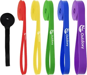 Resistance Bands, Pull Up Assistance Bands Set of 5(4), Exercise Bands for Men & Women, Heavy Duty Stretch Exercise Bands, Resistance Bands for Working Out, Muscle Training