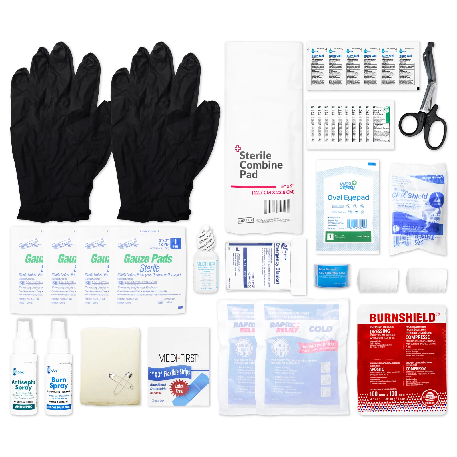 Restaurant First Aid Kit Plastic Class A