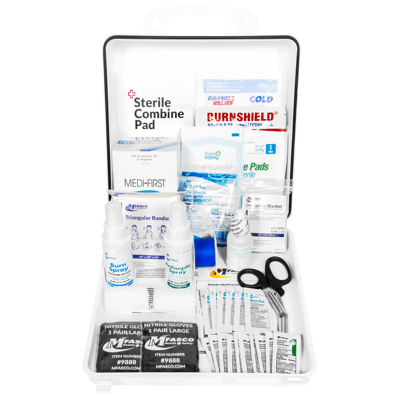 Restaurant First Aid Kit Plastic Class A
