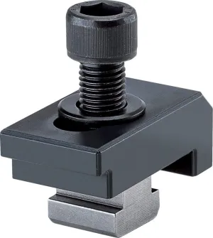 Röhm 151507 Type 743-00 Complete SPE Single Clamp for NC-Compact/Power Vises, 22mm T-Slot Nut, M16x65 Mounting Screw