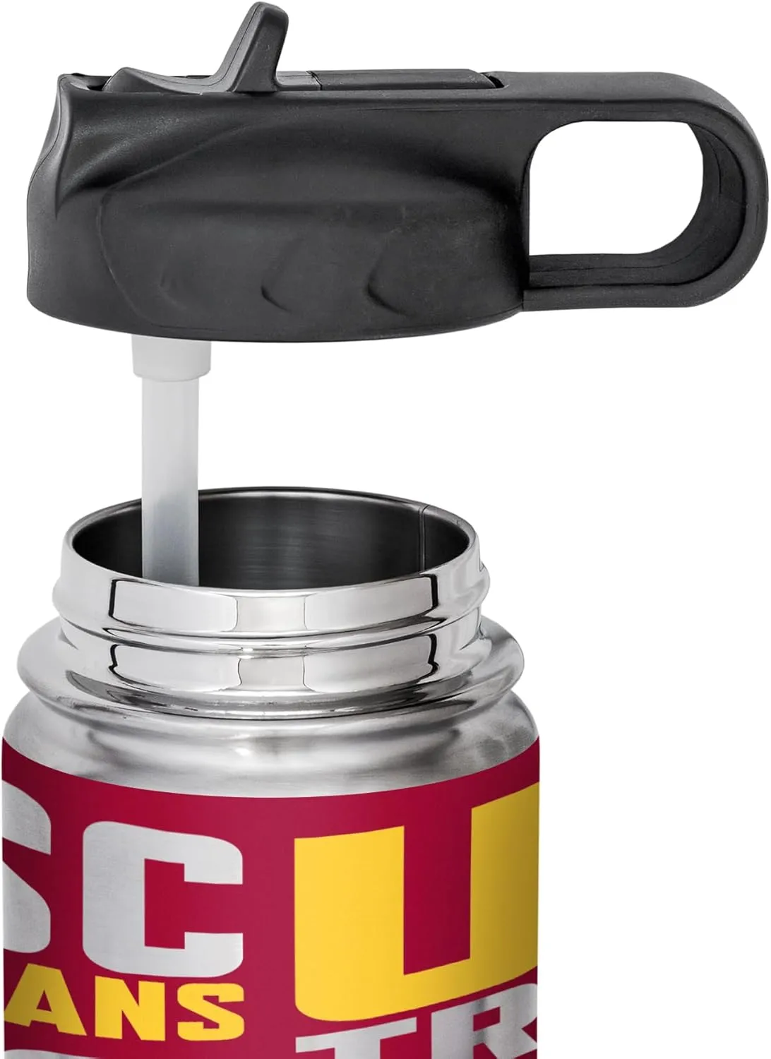 Rico Industries NCAA 22oz Stainless Steel Tumbler with Lid - Great For Coffee, Tea, Water or Cocktails