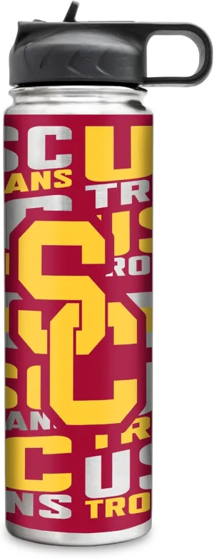 Rico Industries NCAA 22oz Stainless Steel Tumbler with Lid - Great For Coffee, Tea, Water or Cocktails