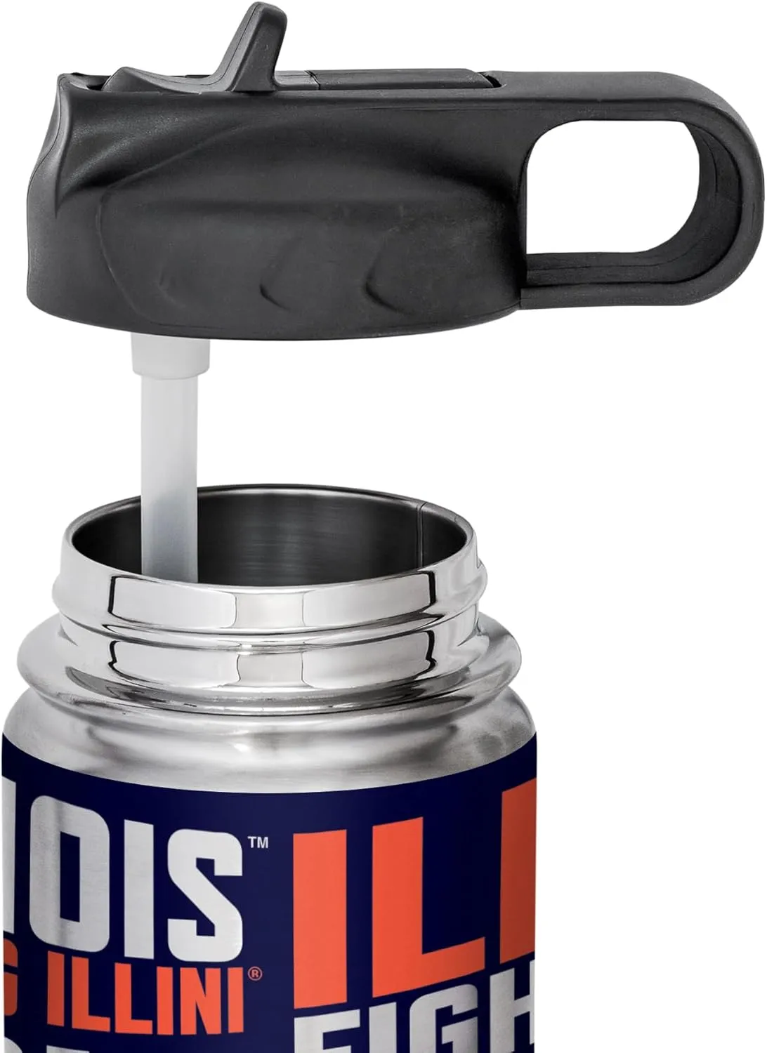 Rico Industries NCAA 22oz Stainless Steel Tumbler with Lid - Great For Coffee, Tea, Water or Cocktails