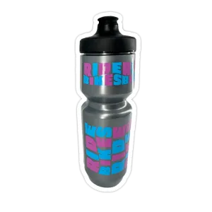 Ride the Wave Bottle - Silver (26oz)