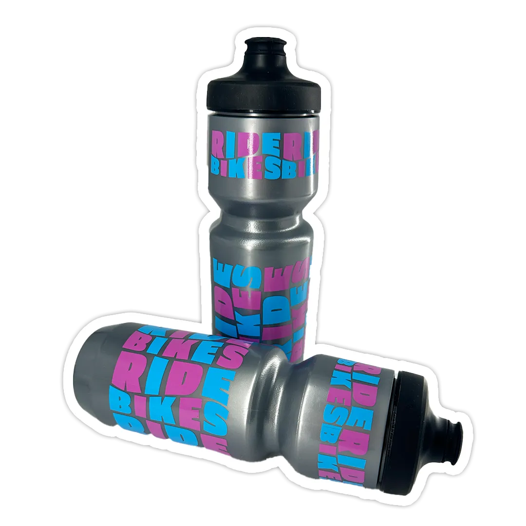 Ride the Wave Bottle - Silver (26oz)