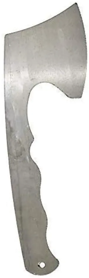 RMP Hatchet Making Blank - 1095 High Carbon Annealed Steel, Ready to Finish, Raw Edge, Hatchet