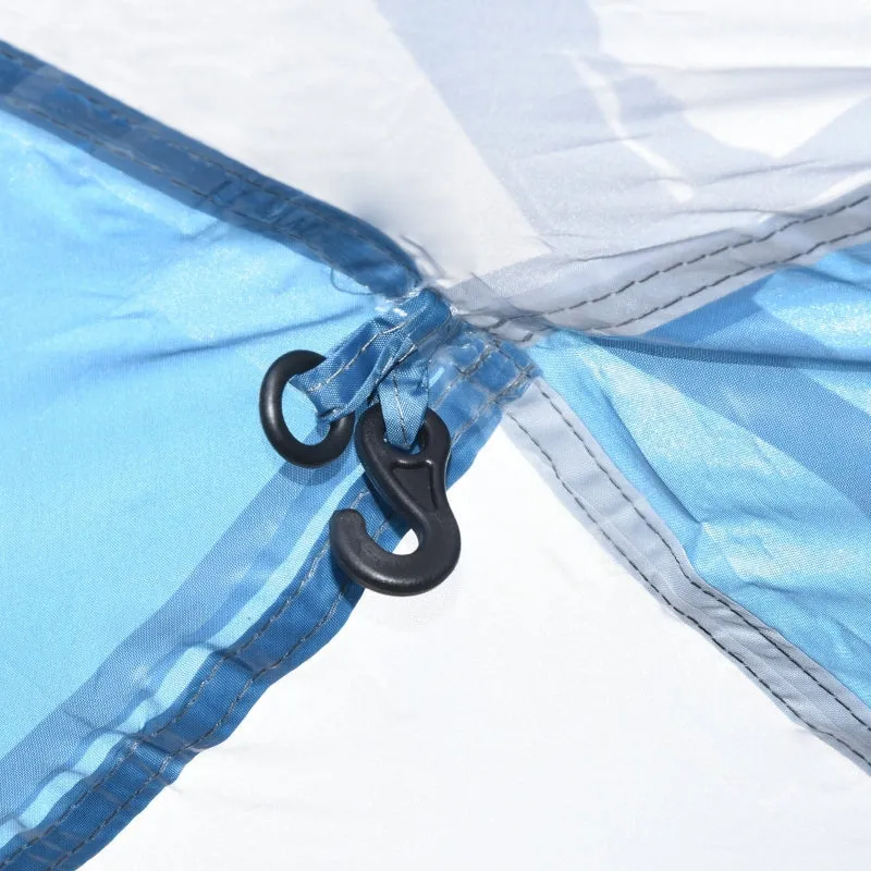 Rootz Camping Tent - Outdoor Shelter - Family Tent - Spacious Design - Water-Repellent - UV-Resistant - 475L x 207W x 150H cm