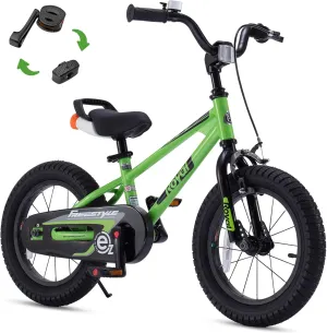 RoyalBaby Kids Bike EZ Freestyle Training Free Balance to Pedal Easy Learning Bicycle, 12-18 Inch for Toddlers to Big Kids