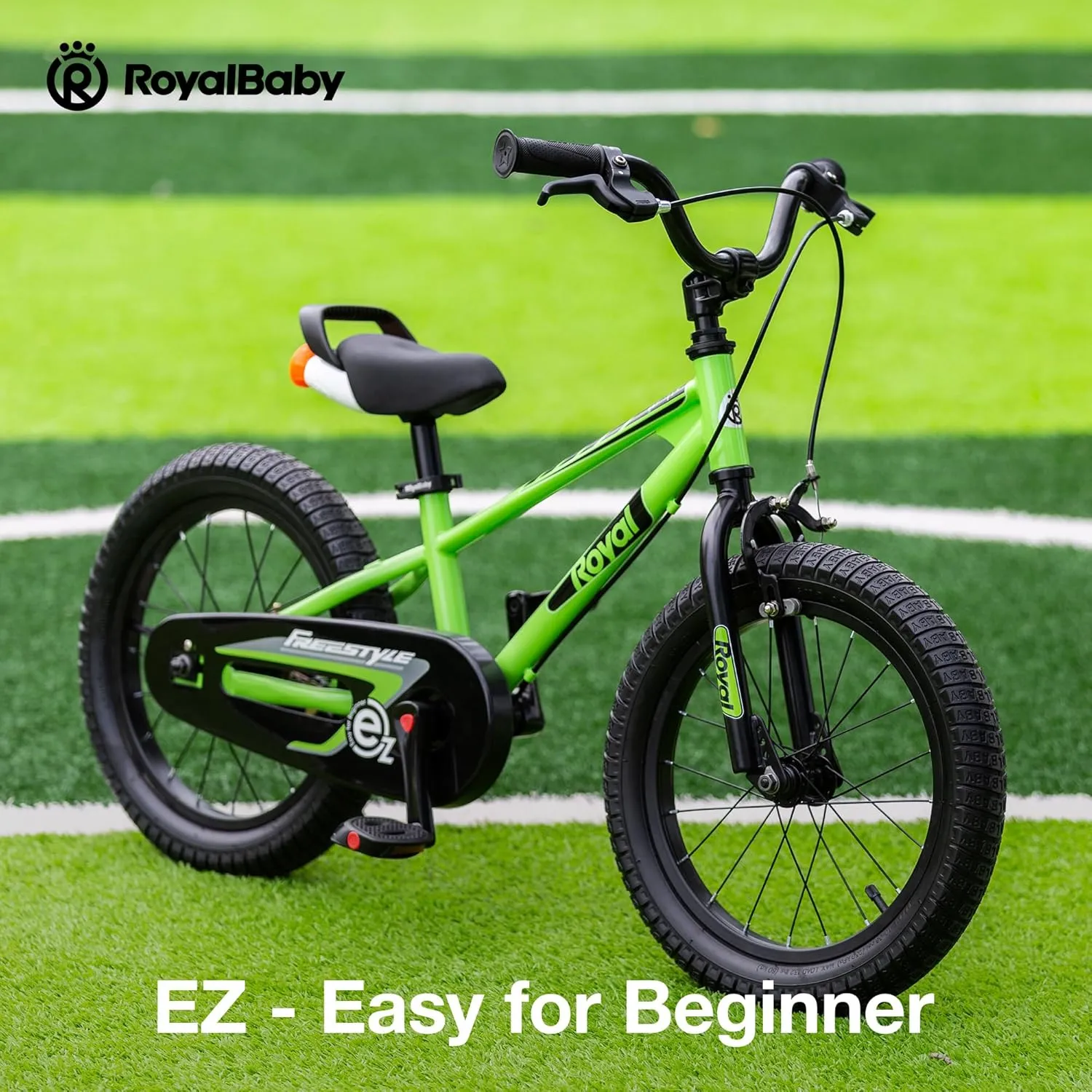 RoyalBaby Kids Bike EZ Freestyle Training Free Balance to Pedal Easy Learning Bicycle, 12-18 Inch for Toddlers to Big Kids