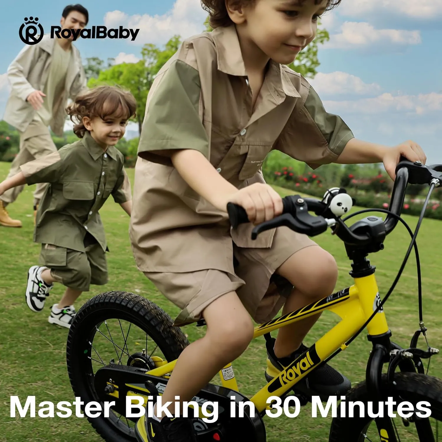 RoyalBaby Kids Bike EZ Freestyle Training Free Balance to Pedal Easy Learning Bicycle, 12-18 Inch for Toddlers to Big Kids