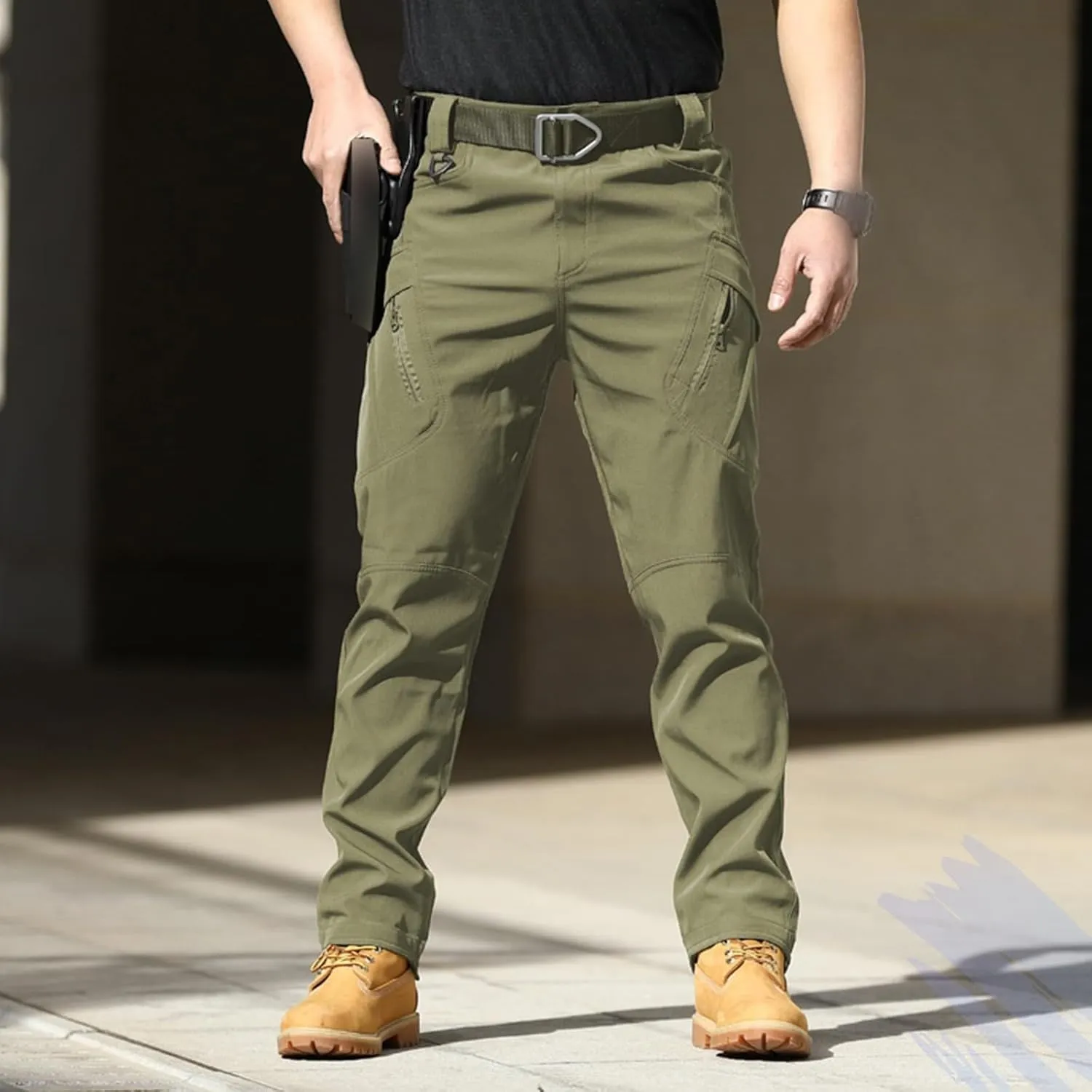 Rugstor Flexcamo - Tactical Waterproof Pants, Flexcamo Pants for Men,Lightweight Waterproof Quick Dry Tactical Pant