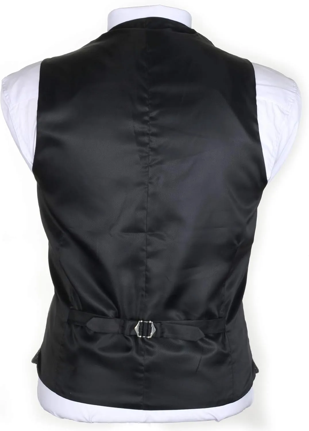 Ruth&Boaz 2Pockets 4Buttons Wool Herringbone Tweed Tailored Collar Suit Vest