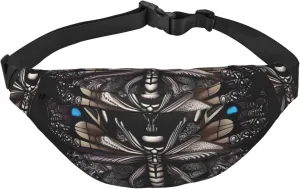 Science Butterfly Men'S And Women'S Waist Pack, Crossbody Bag With Adjustable Belt For Running, Traveling, Sports, Hiking
