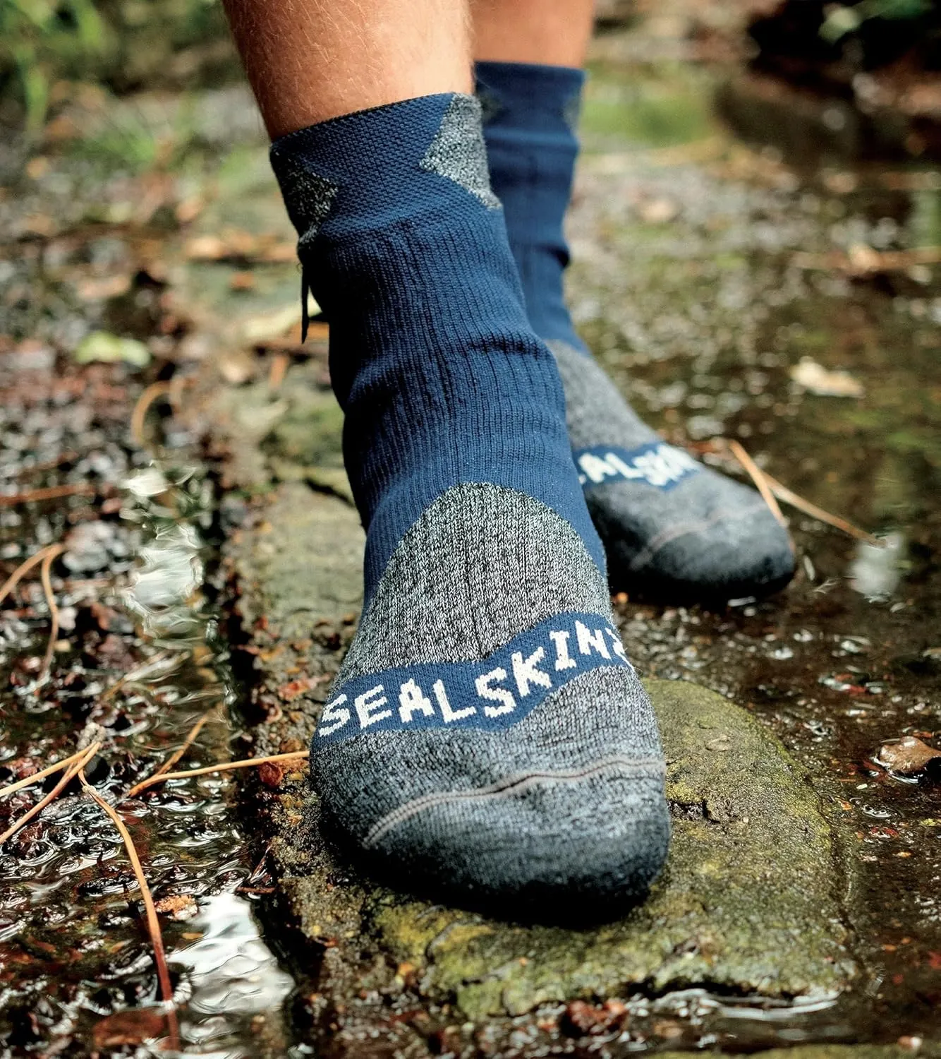 SEALSKINZ Bircham Waterproof All Weather Ankle Length Sock