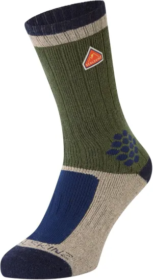 SEALSKINZ Gresham Recycled Wool Mid Length Colour Block Sock
