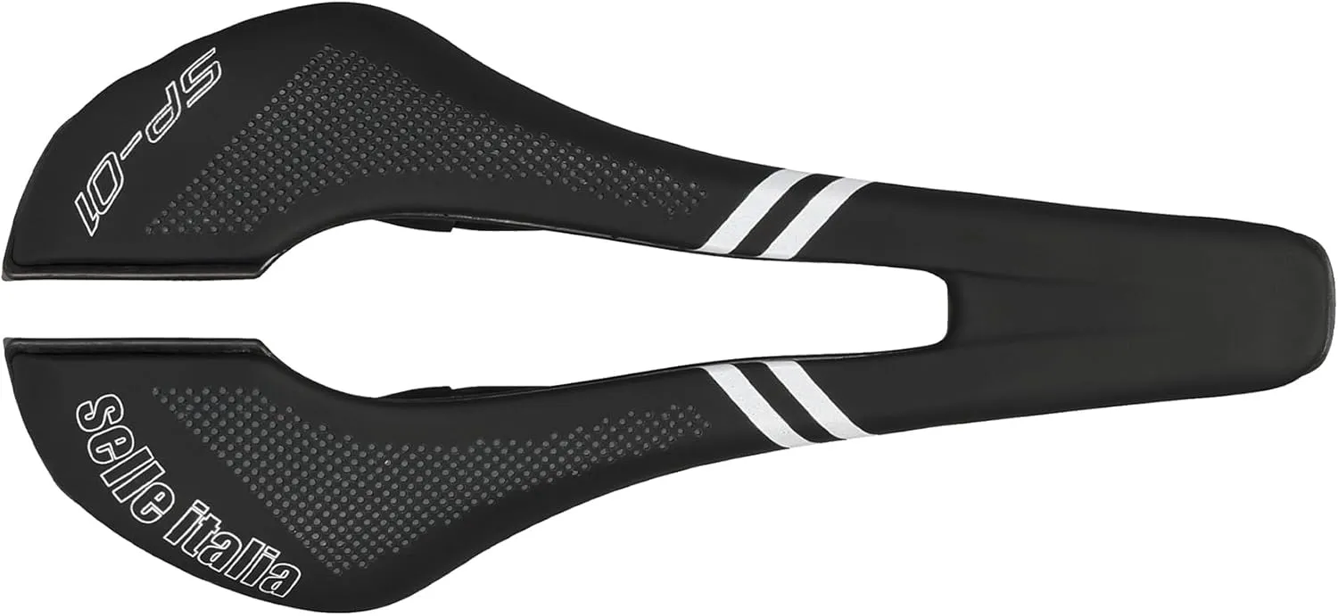 Selle Italia SP-01 Kit Carbonio Superflow Carbon Saddle, Black, Unisex-Adults