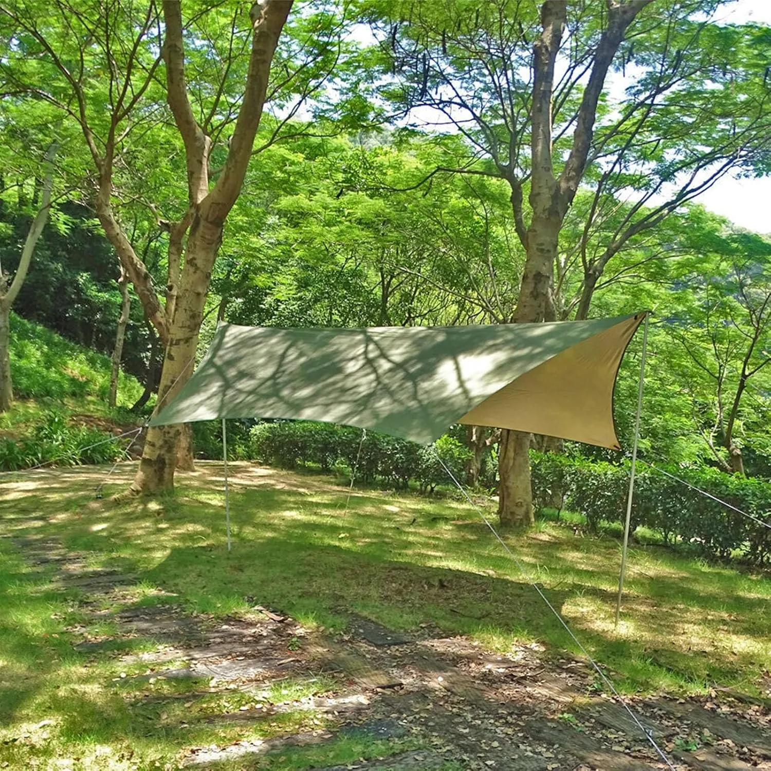 Shade Sail, Camping Canopy, Waterproof Tent Tarp, Camping Gear for Camping, Picnic,Beach, Outdoor Activities, Lightweight and UV Resistant (Size : B)
