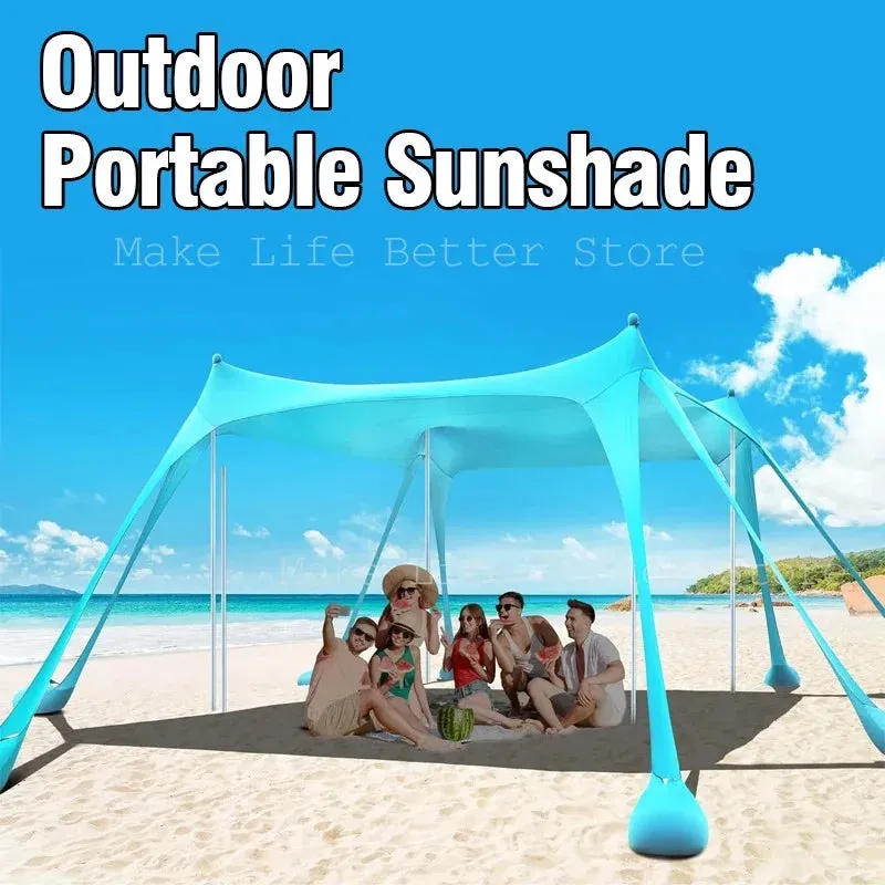 Shelter Beach Waterproof Full product lineup Portable Best-reviewed Sun UV Ultralight Outdoor Camping Patio Family Sunshade Tent Resistant Beach Awning Shade