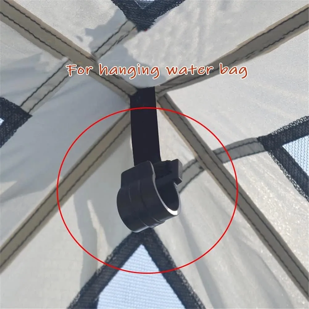 Shower Privacy Tent Oversize Toilet Tent Portable Pop Up Changing Room Waterproof Anti-UV Mobile Shower Tent for Dressing Room Beach Fishing Hiking