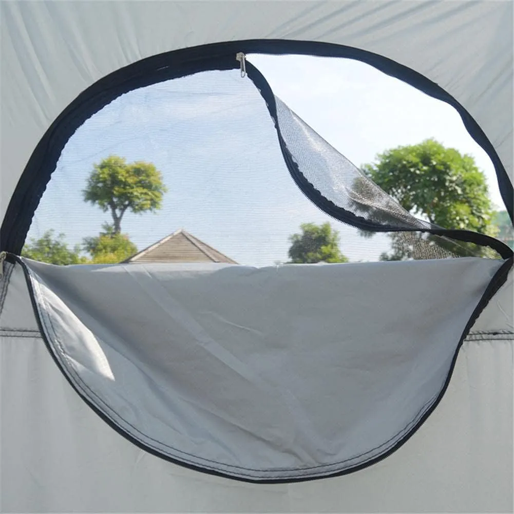 Shower Privacy Tent Oversize Toilet Tent Portable Pop Up Changing Room Waterproof Anti-UV Mobile Shower Tent for Dressing Room Beach Fishing Hiking