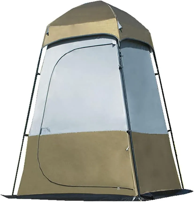 Shower Privacy Tent Oversize Toilet Tent Portable Pop Up Changing Room Waterproof Anti-UV Mobile Shower Tent for Dressing Room Beach Fishing Hiking