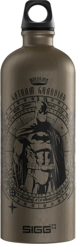 Sigg - Aluminium Water Bottle - Traveller Guardian - Climate Neutral Certified - Suitable For Carbonated Beverages - Leakproof - Lightweight - BPA Free - Grey - 1L