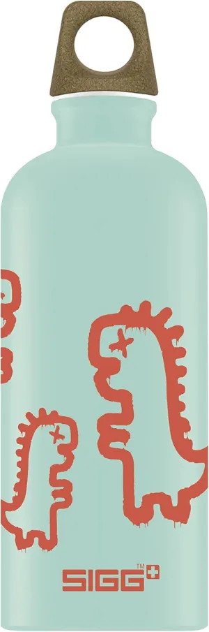 SIGG - Metal Kids Water Bottle - Traveller - Made in Switzerland - Carbonated Drinks - Leak Proof - for School - 20 Oz