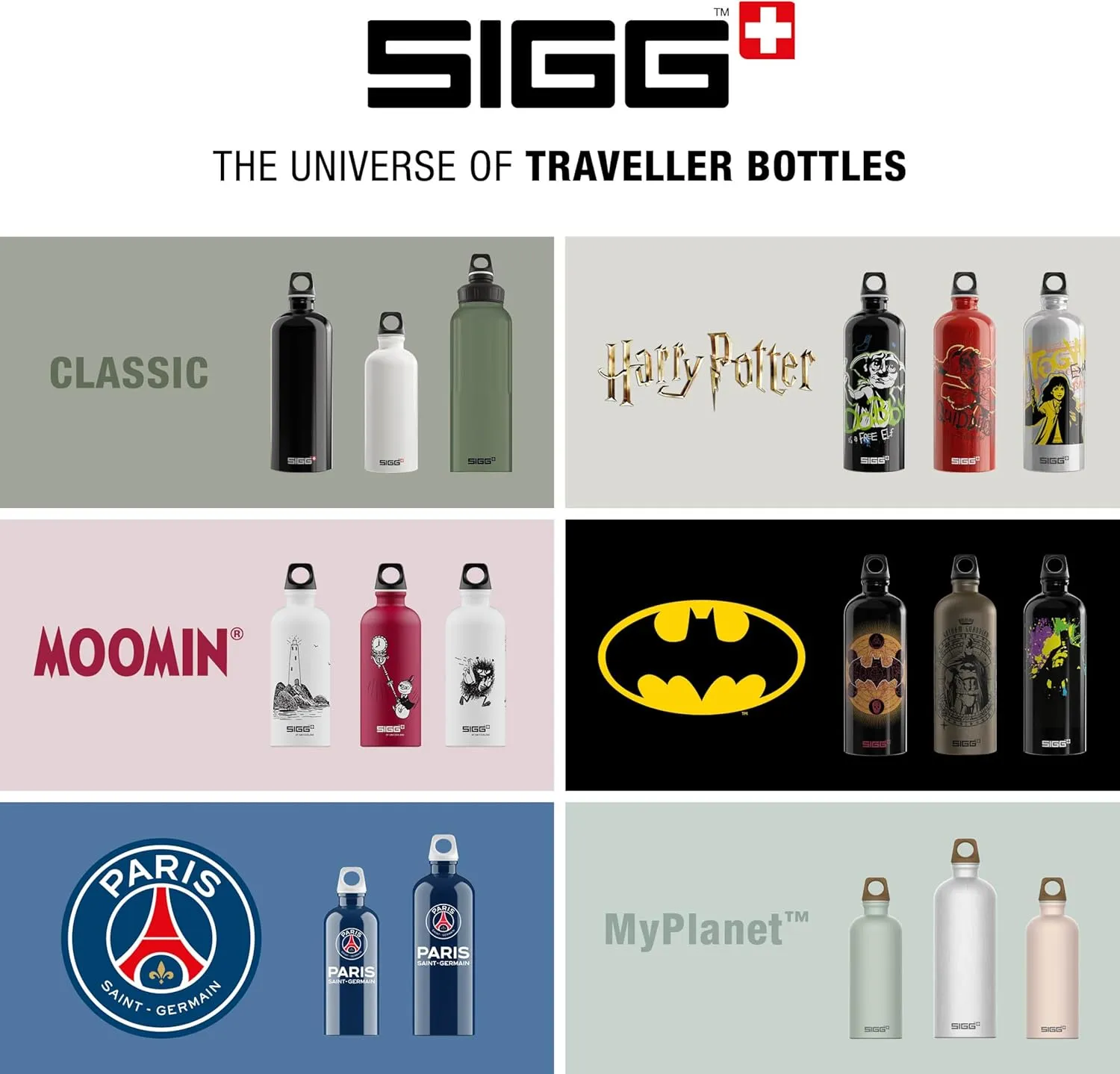 SIGG - Recycled Metal Water Bottle - Traveller - Made in Switzerland - Carbonated Drinks - BPA-Free - 34 Oz