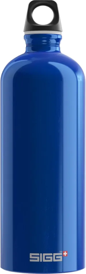 SIGG - Recycled Metal Water Bottle - Traveller - Made in Switzerland - Carbonated Drinks - BPA-Free - 34 Oz