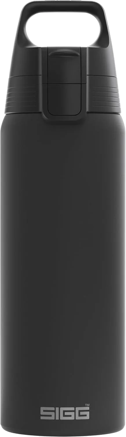 SIGG - Reusable Water Bottle - Shield ONE - Leakproof - Recyclable - BPA Free - Black - 25 Oz