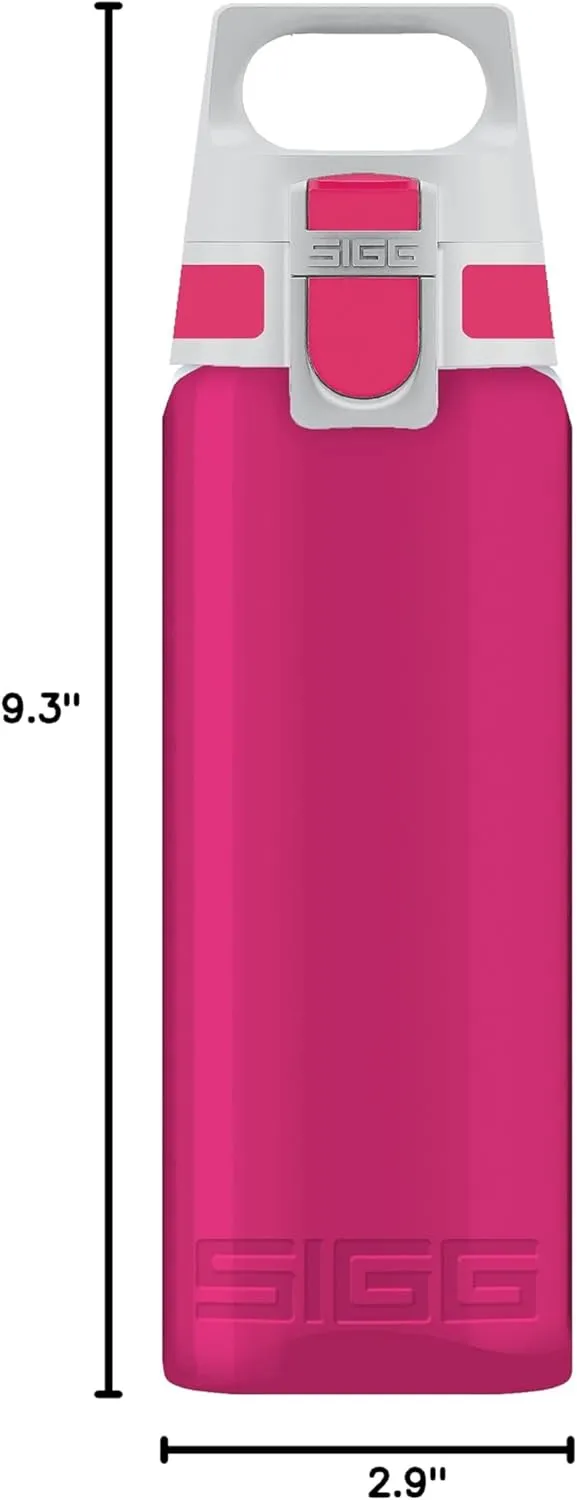 SIGG - Total Color - Refillable Sports Water Bottle - Tritan - Carbonated Drinks - Dishwasher Safe - BPA Free 20Oz, 34Oz