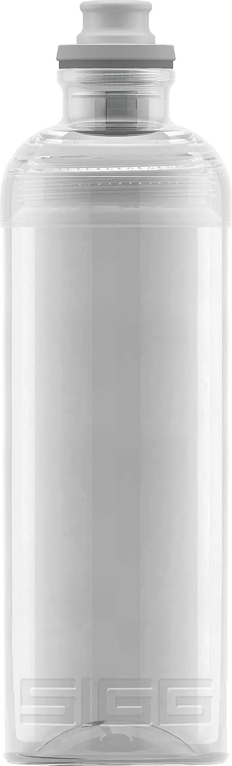 SIGG - Tritan Sports Water Bottle - Feel Transparent - With Silicone Mouthpiece - Leakproof - Featherweight - Dishwasher Safe - BPA Free - 20 Oz