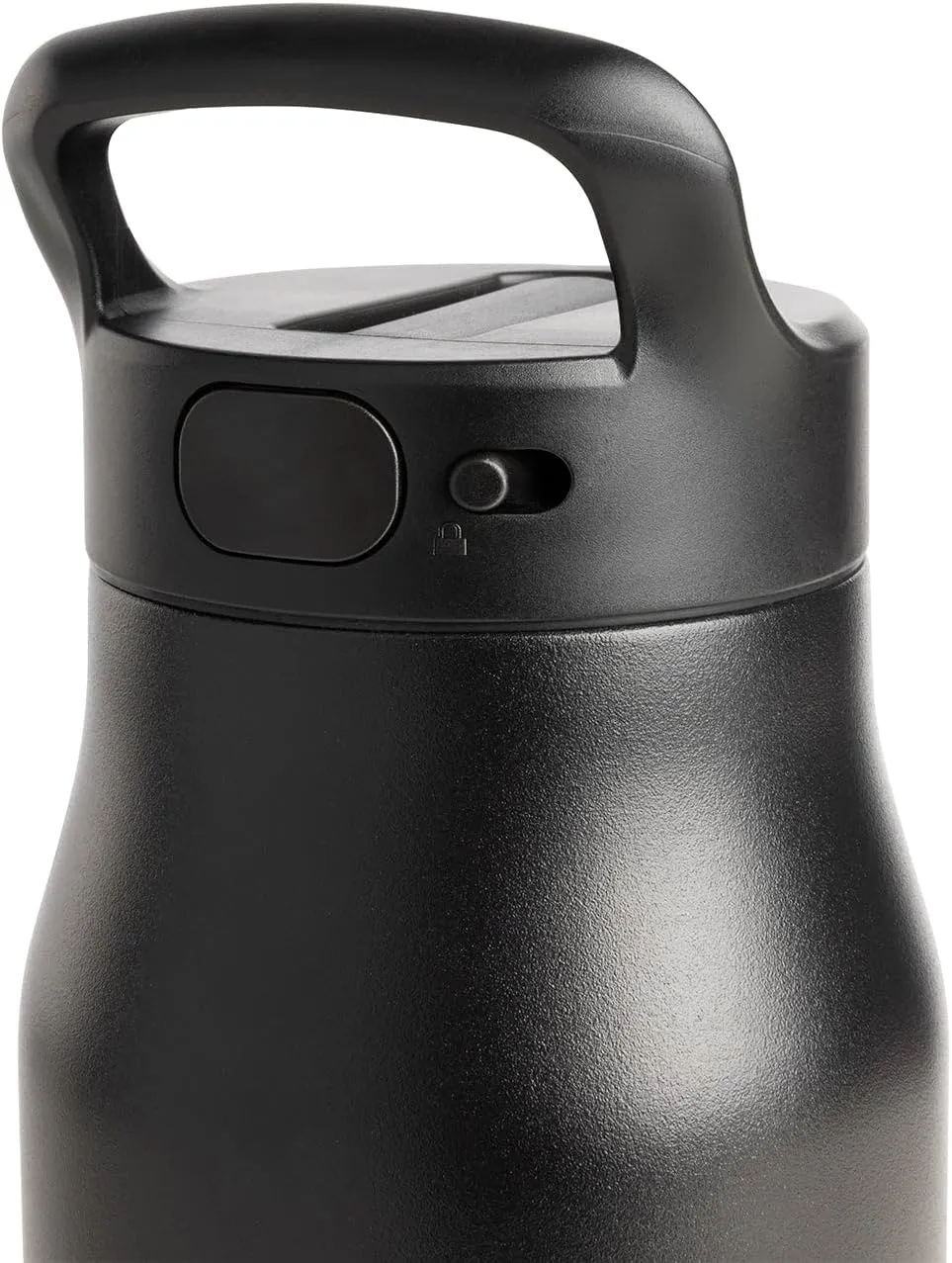Simple Modern Water Bottle with Push Button Straw Lid | Ceramic-Lined Insulated Stainless Steel | Travel Water Bottles for Gym & Sports | Leak Proof | Mesa Signature Collection | 34oz, Almond Birch