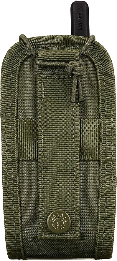 SINAIRSOFT Nylon Radio Holster, Universal Radio Case Lightweight Military Interphone Storage Bag Pouch for Molle System Walkie Talkies Holster Accessories