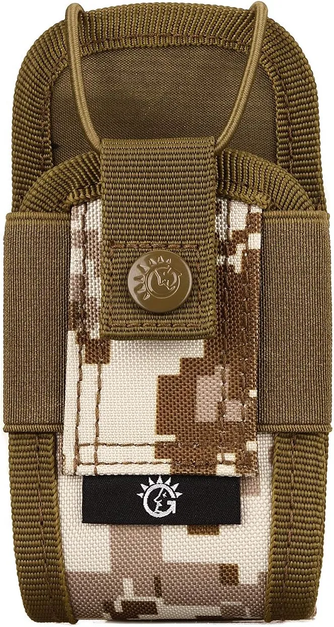SINAIRSOFT Nylon Radio Holster, Universal Radio Case Lightweight Military Interphone Storage Bag Pouch for Molle System Walkie Talkies Holster Accessories