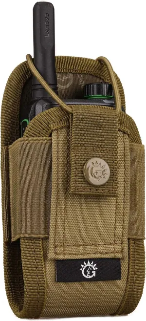 SINAIRSOFT Nylon Radio Holster, Universal Radio Case Lightweight Military Interphone Storage Bag Pouch for Molle System Walkie Talkies Holster Accessories