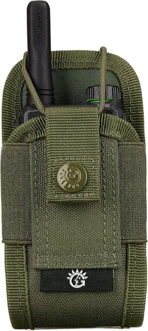 SINAIRSOFT Nylon Radio Holster, Universal Radio Case Lightweight Military Interphone Storage Bag Pouch for Molle System Walkie Talkies Holster Accessories