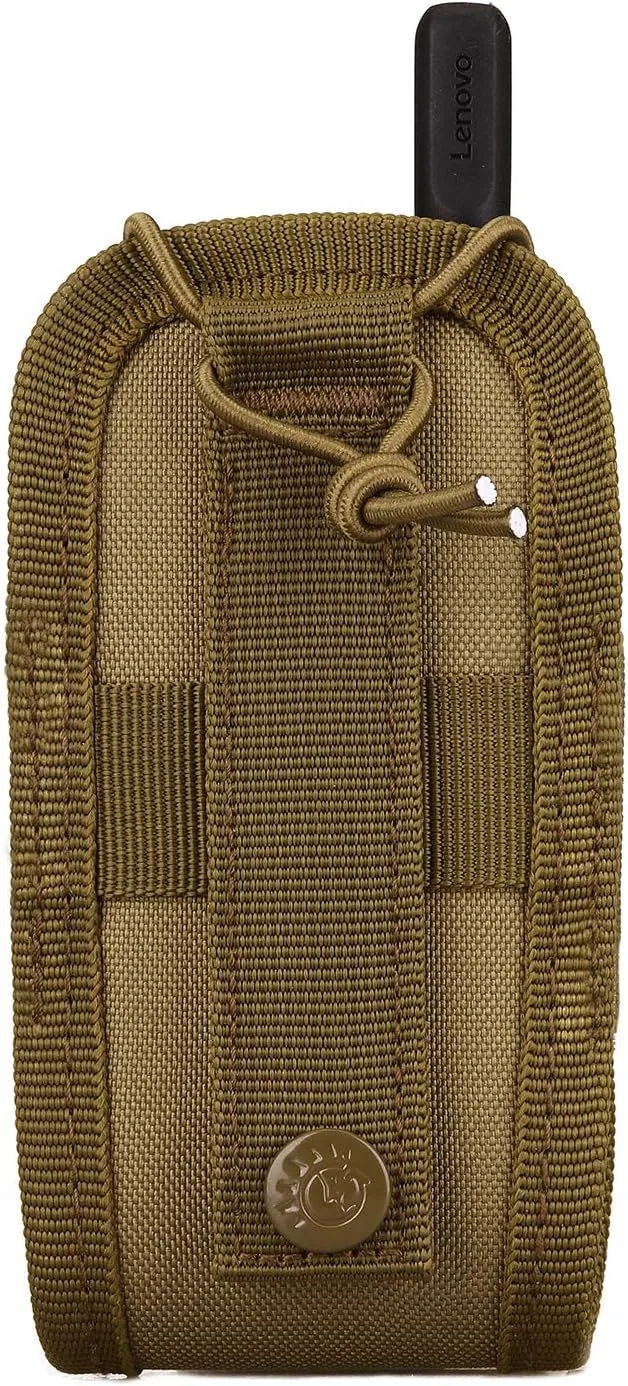 SINAIRSOFT Nylon Radio Holster, Universal Radio Case Lightweight Military Interphone Storage Bag Pouch for Molle System Walkie Talkies Holster Accessories