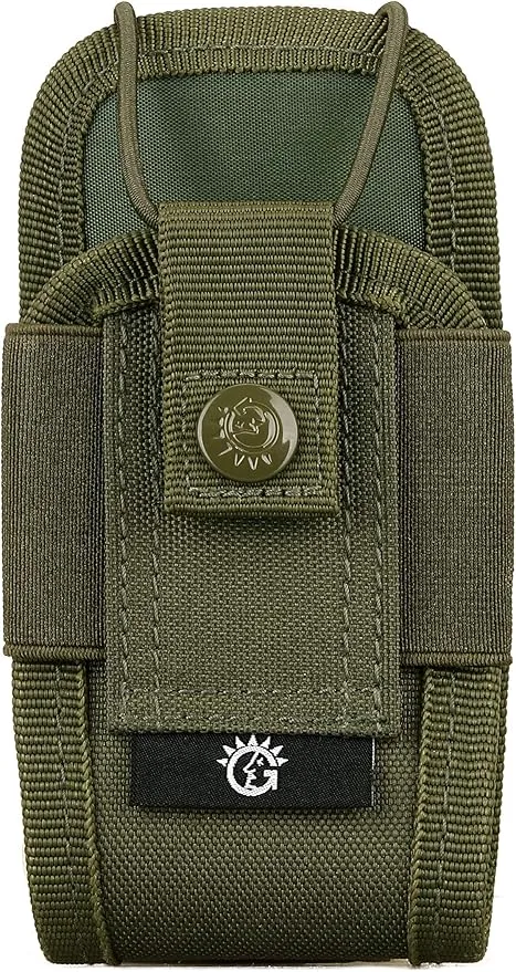 SINAIRSOFT Nylon Radio Holster, Universal Radio Case Lightweight Military Interphone Storage Bag Pouch for Molle System Walkie Talkies Holster Accessories