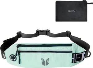 Slim Running Belt Fanny Pack for Women Men, phone holder for running Pouch, Waist belt for Workout, Marathon Jogging Running Gear Accessories [Fits ALL Phones] ﻿ (GREEN)