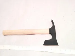 Small Bearded Hatchet/Axe/Axt with Adze Blade Bushcraft - Steel 4150