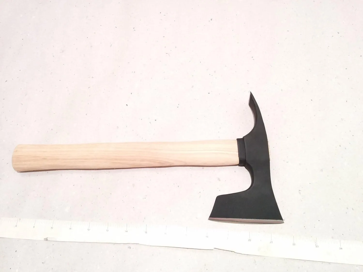 Small Bearded Hatchet/Axe/Axt with Adze Blade Bushcraft - Steel 4150