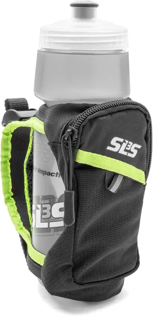 Small Hand Held Water Bottle for Runners - 24 oz Running Water Bottle with Hand Strap, Adjustable with Zippered Pocket - Handheld Hydration - Hydroquick II