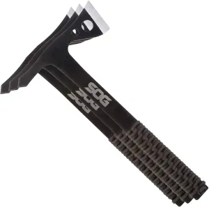 SOG Specialty Knives & Tools Throwing Hawks- 3 Pack One Piece Steel Throwing Knives with Nylon Sheath Carrying Case, 1.75 Inch Blade Field Tool with Paracord Wrapped Handles (TH1001-CP)