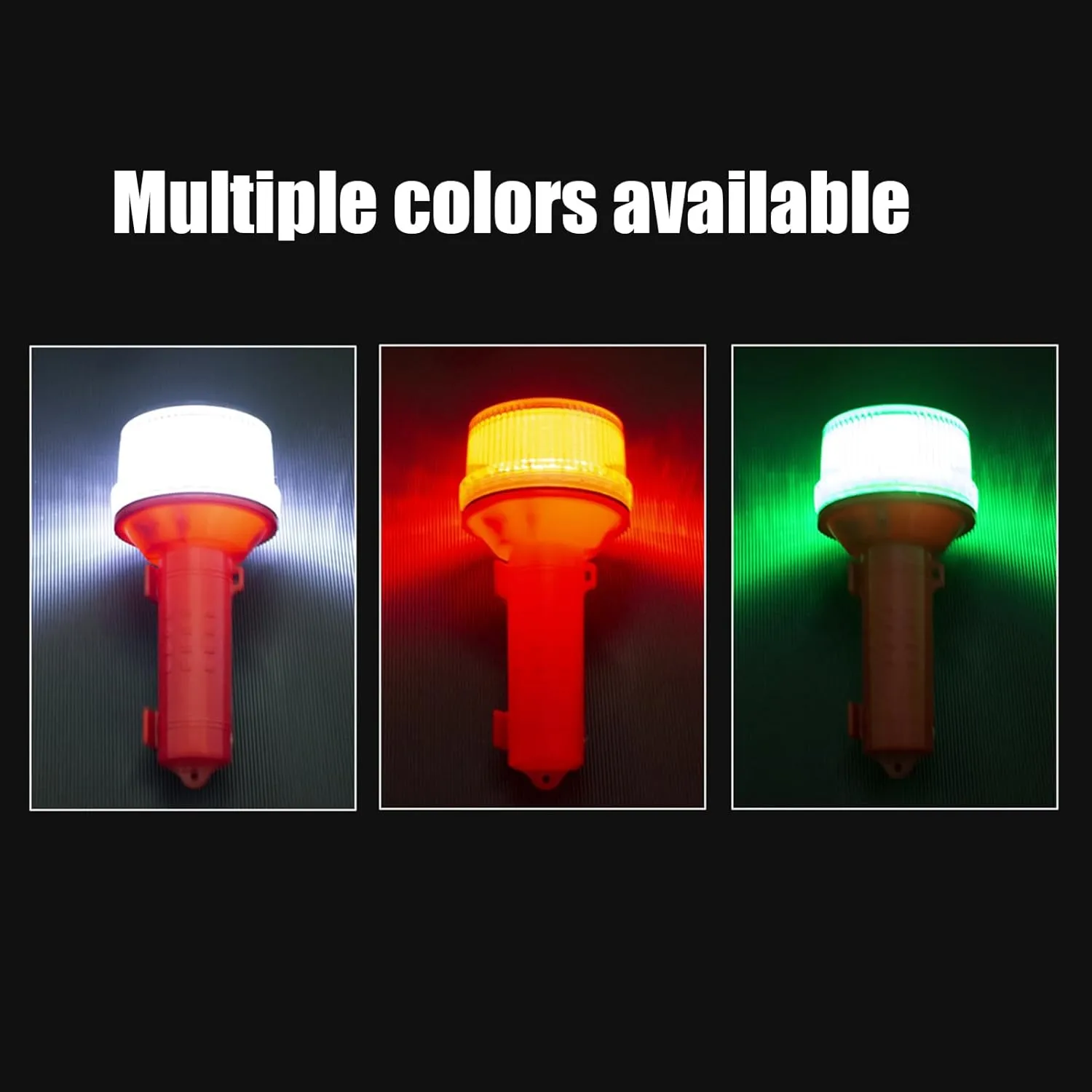 Solar Boat Flares, E-Flare Safety Kit, Electronic Boat Distress Flare, Day/Night Marine Flares Signal Replacement Kit for Boats, Marine Safety